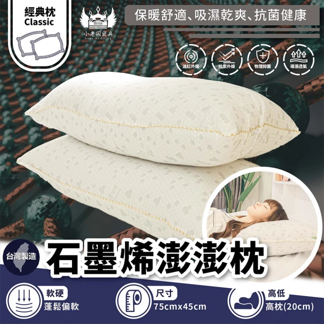BOSS BEDDING 小老闆寢具 透氣舒適企鵝壓縮枕(纖