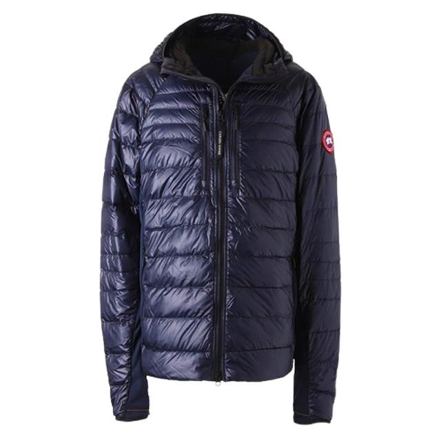 【CANADA GOOSE】Hybridge Lite Tech系列 男款 輕量連帽羽絨外套-深藍色(S號、M號、L號、XL號)