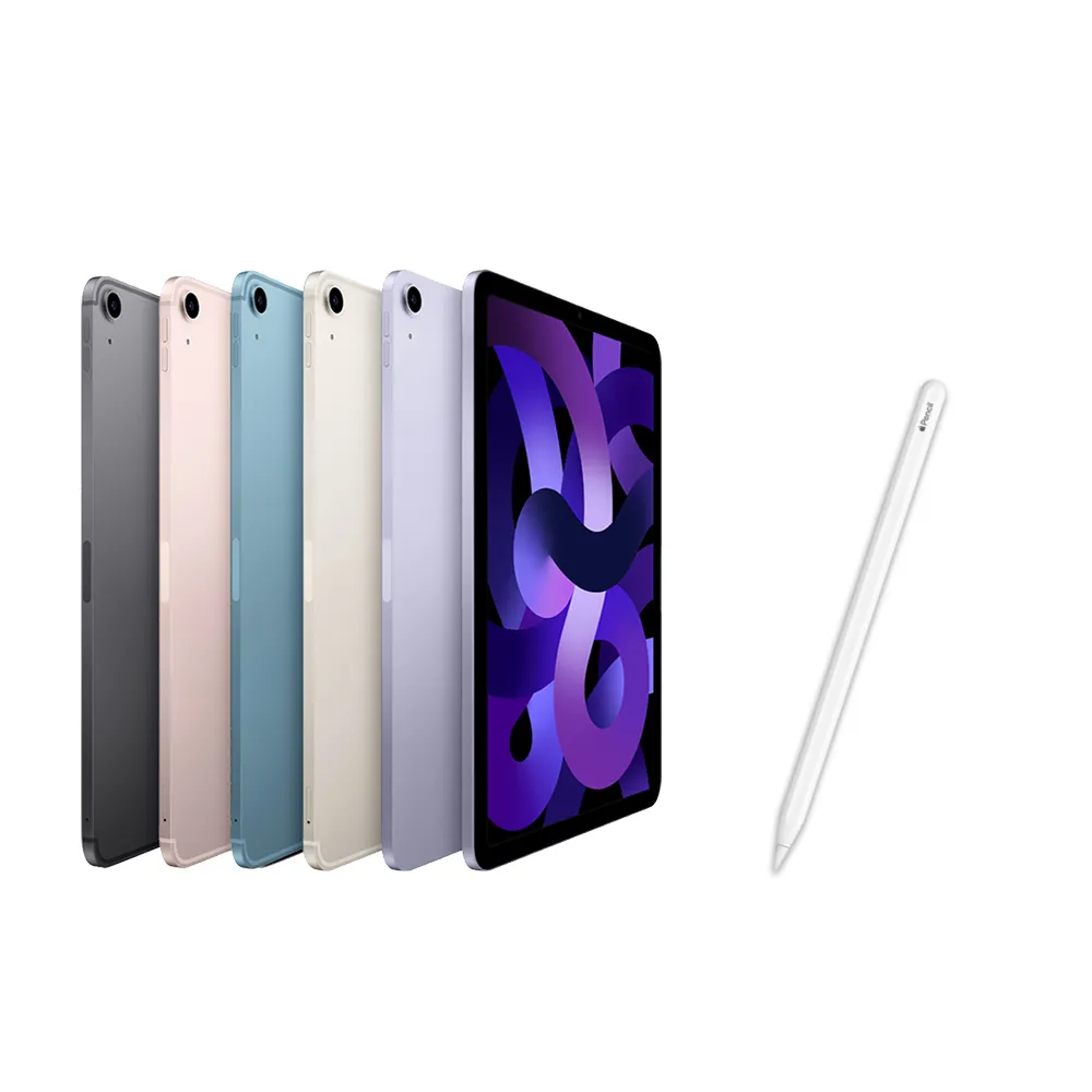 Apple 2022 iPad Air 5 10.9吋/WiFi/256G(Apple Pencil II組)