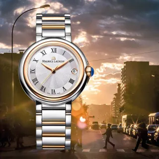 【Maurice Lacroix 艾美錶】FIABA 羅馬日期女錶-32mm 禮物 送禮(FA1004-PVP13-110-1)