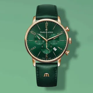 【Maurice Lacroix 艾美錶】ELIROS 經典三眼計時手錶-40mm 禮物 送禮(EL1098-PVP01-620-5)
