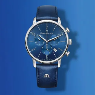 【Maurice Lacroix 艾美錶】ELIROS 經典三眼計時手錶-40mm 雙11 優惠(EL1098-SS001-420-4)