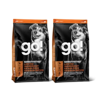 【Go!】低致敏鹿肉3.5磅 兩件優惠 狗狗低敏系列 單一肉無穀天然糧(狗糧 狗飼料 關節保健 寵物食品)