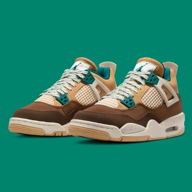 NIKE 耐吉】休閒鞋Air Jordan 4 Retro GS Cacao Wow 褐色女鞋大童