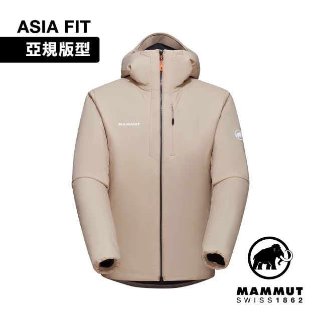 Mammut 長毛象 Rime IN Flex Hooded Jacket AF Men 保暖連帽化纖外套 薩凡納褐 男款 #1013-02110