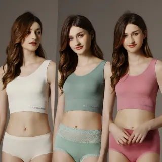 【U.S. POLO ASSN.】3件組 魯道夫銀離子極彈零壓力內衣-寬肩款