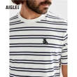 【AIGLE】男棉質短袖T恤AG-FAI13A130 白色(男T恤 棉T恤 短袖T恤)