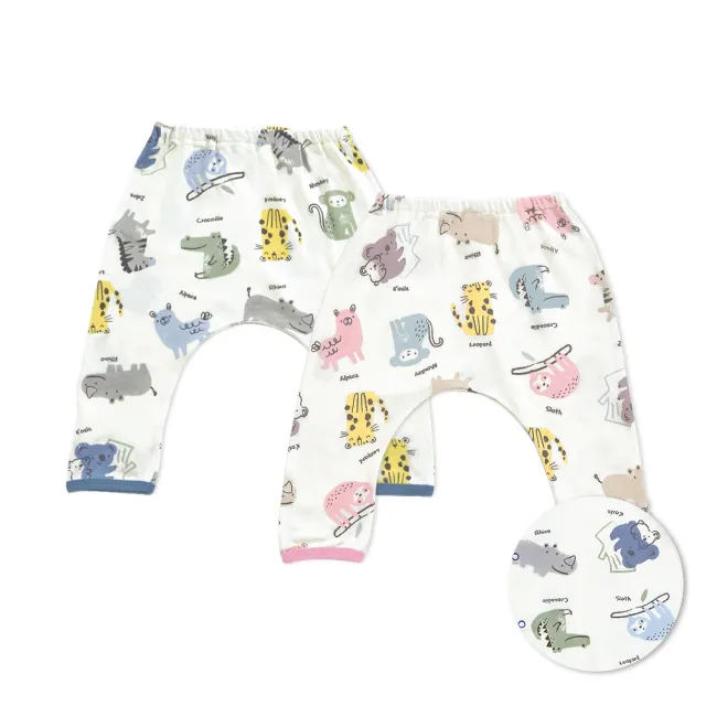 【奇哥】Chic a Bon 動物點點名初生褲/嬰兒長褲-高效蓄熱恆溫布 3-9個月(2色選擇)