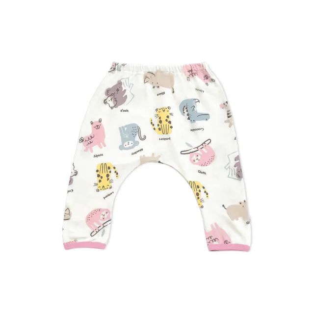 【奇哥】Chic a Bon 動物點點名初生褲/嬰兒長褲-高效蓄熱恆溫布 3-9個月(2色選擇)