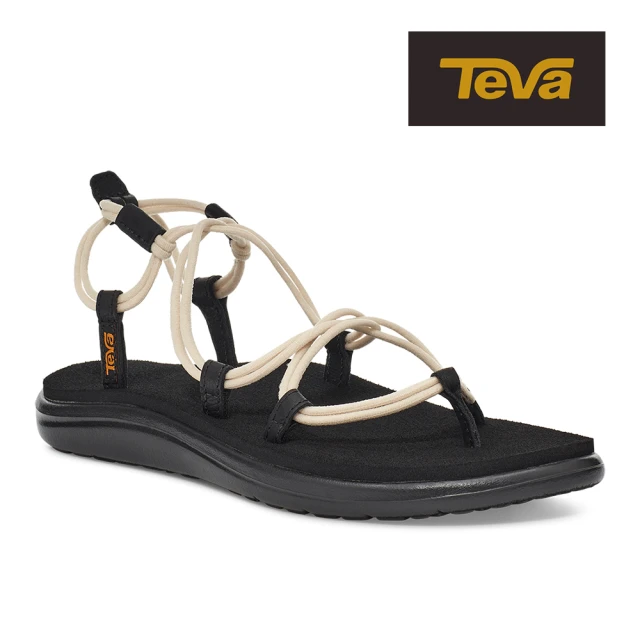 【TEVA】原廠貨 女 Voya Infinity 羅馬織帶涼鞋/雨鞋/水鞋(天鵝白-TV1019622WSW)