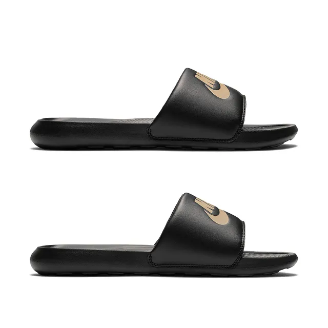 【NIKE 耐吉】拖鞋 男鞋 女鞋 運動 VICTORI ONE SLIDE 黑金 CN9675-006(3A5298)