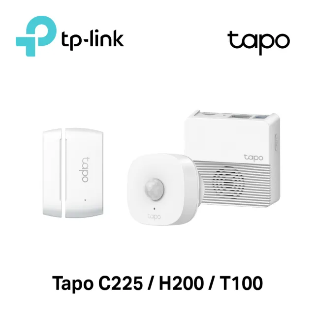 老人照護組【TP-Link】Tapo T110門窗感應+T100行動感應+H200智慧網關 app通知紀錄 警報觸發 防盜