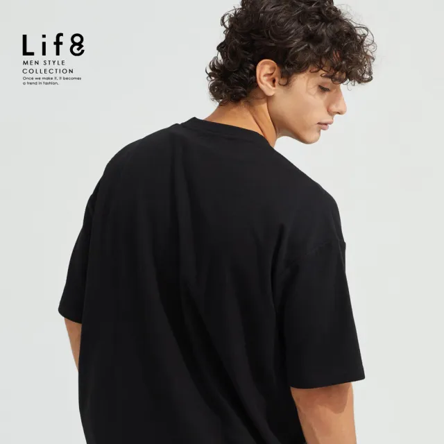 【Life8】跳色壓條 短袖上衣(10825)