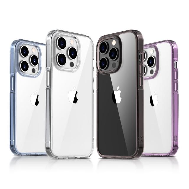 【IN7】iPhone 15 Pro 6.1吋 極光系列雙料透明防摔手機保護殼