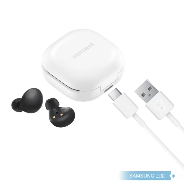 【Samsung 三星】三星製造 Type-C to USB 快充線 for Galaxy Buds(密封袋裝)