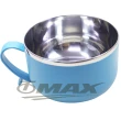 【OMAX】304不銹鋼大容量泡麵碗1200ml-2入(顏色隨機-速)