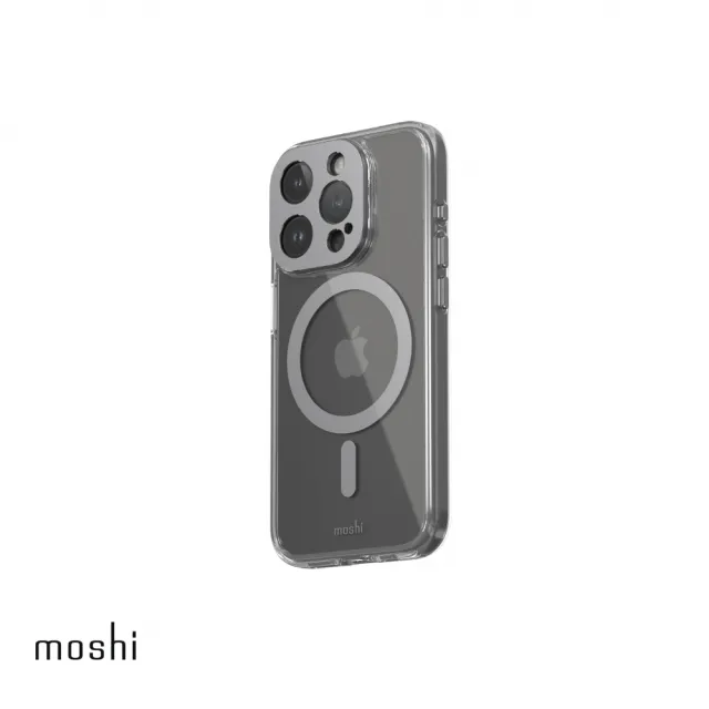 【moshi】iPhone 15 Pro MagSafe iGlaze 透明保護殼(iPhone 15 Pro)