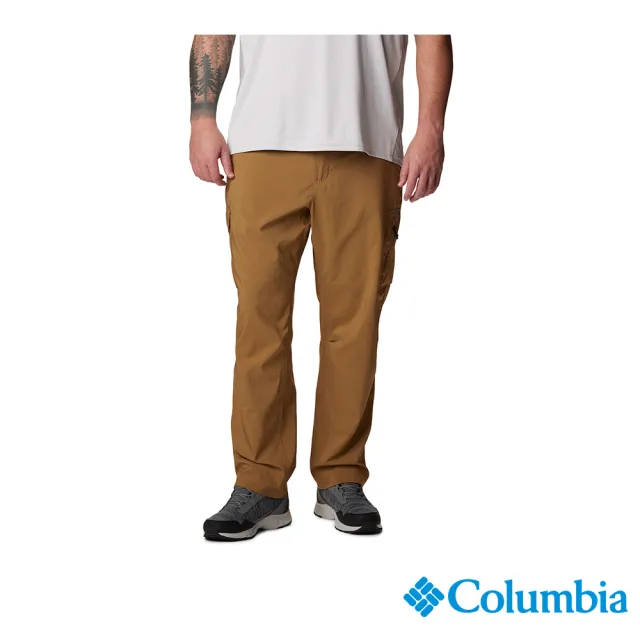 【Columbia 哥倫比亞 官方旗艦】男款-Silver Ridge™UPF50快排長褲-棕色(UAJ91840BNHF)