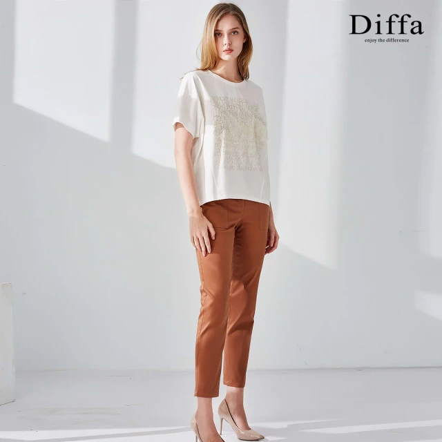 Diffa 美型設計長寬褲-女好評推薦