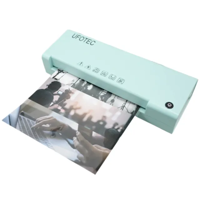 【UFOTEC】直營 原廠A4專業護貝機UF-230經典療癒 蒂芬妮藍綠色 微電腦恆溫/護貝冷裱兩用/保固1年(護貝機)