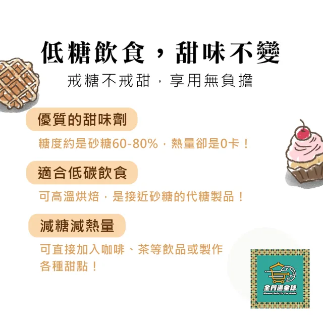 金門邁全球 271法國赤藻糖醇250gx1袋(營養師 烘焙 零卡糖 代糖)