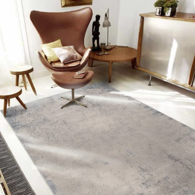 Fuwaly 曼德森地毯-160x230cm(幾何 類牛皮編