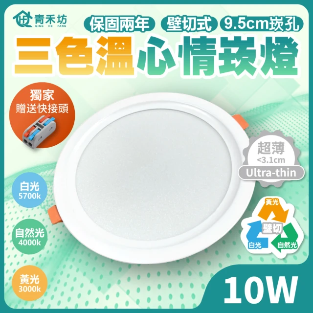 青禾坊 好安裝系列 歐奇OC 10W LED 可調三色溫-2