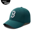 【MLB】童裝 可調式棒球帽 童帽 Varsity系列 波士頓紅襪隊(7ACP1503N-43GNS)