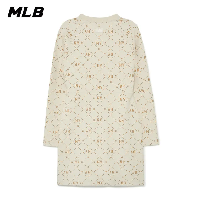 【MLB】連身裙 長版上衣 MONOGRAM系列 紐約洋基隊(3FOPM0334-50CRD)