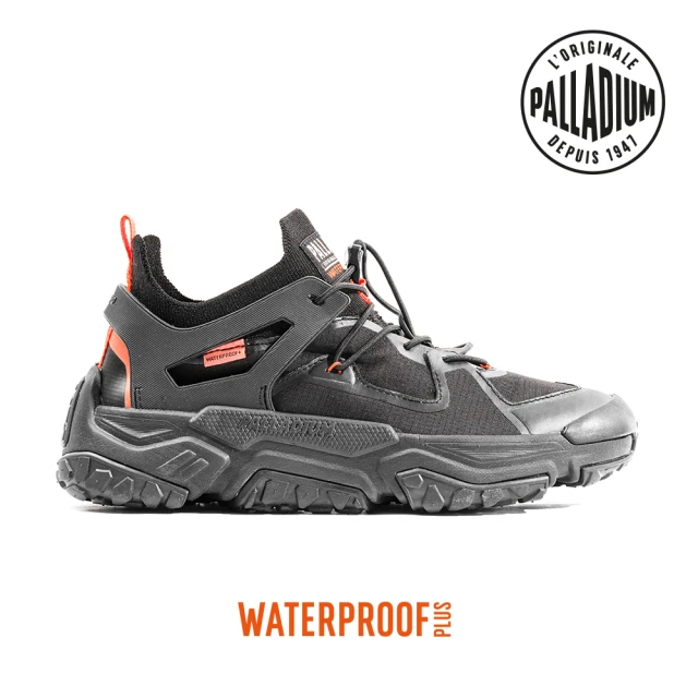 PalladiumPalladium OFF-GRID CAGE WP+快穿輪胎橘標低筒防水靴-女-黑(98847-008)
