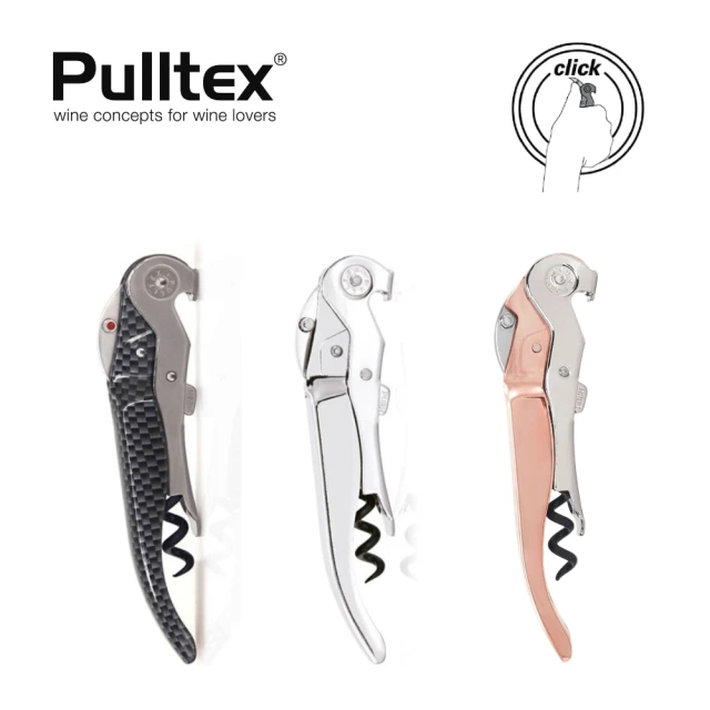 【PULLTEX】西班牙 ClickCut縮回式兩段開瓶器