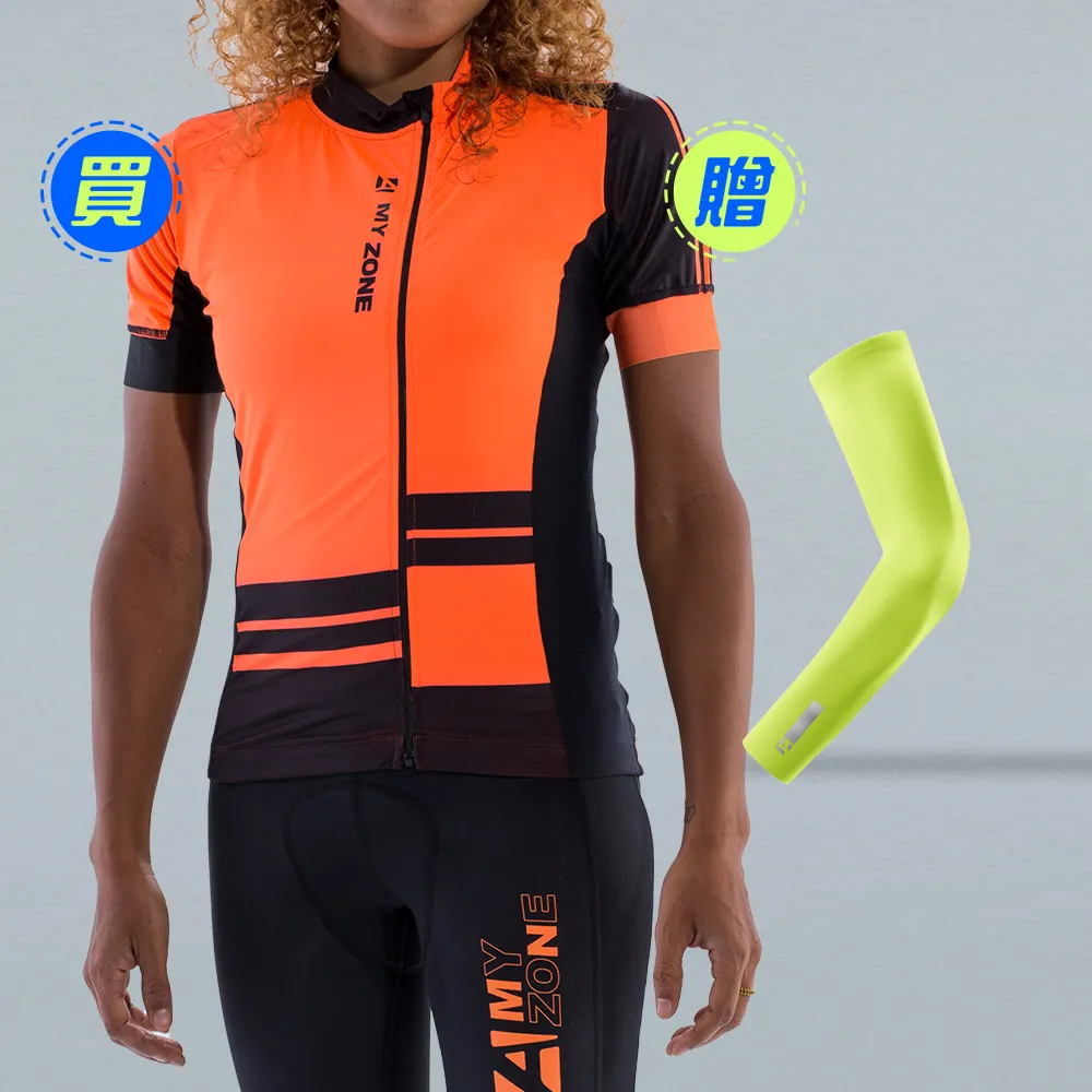 【A-MYZONE】女款 競速款 抗風阻專業自行車短袖車衣(抗菌布料除臭快乾/雷射切割/防曬)
