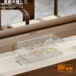 【iSFun】堆疊透視＊桌上大容量化妝品收納盒(長款小號1.9L)