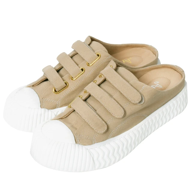 Ann’S 心動千金-柔軟羊皮真皮方鑽輕量厚底樂福鞋5cm(