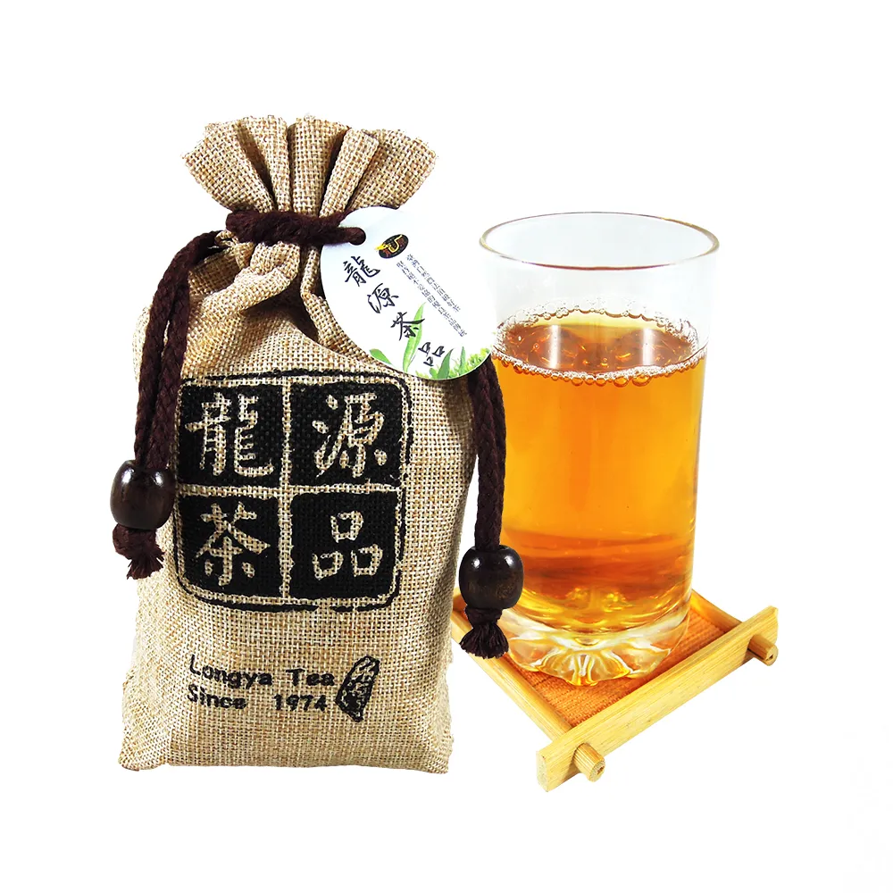 【龍源茶品-週期購】嚴選高山烏龍茶葉茶包3gx20包x1袋(復古麻袋；高山烏龍茶包)