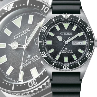 【CITIZEN 星辰】PROMASTER 潛水200米機械腕錶(NY0120-01E)