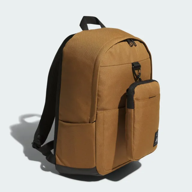 【adidas 愛迪達】後背包 運動包 書包 旅行包 登山包 MH 2IN1 BP 卡其 IK7287