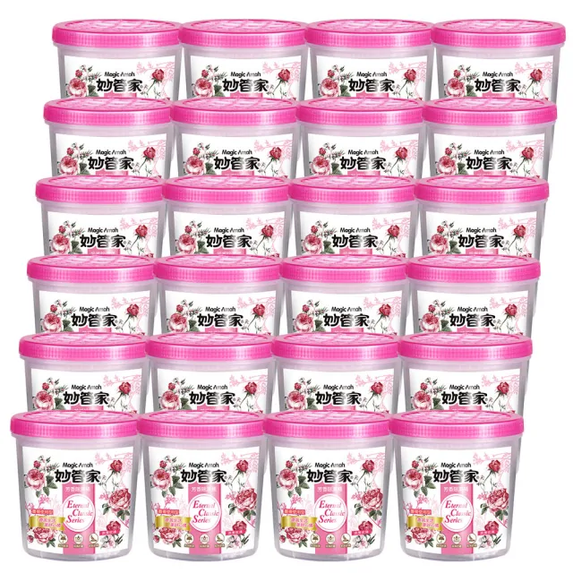 除濕桶600ml x24入(浪漫玫瑰)
