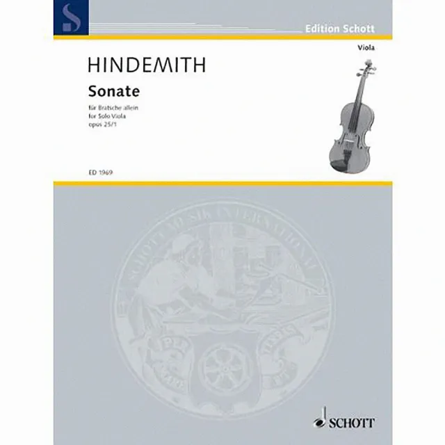 【Kaiyi Music 凱翊音樂】辛德密特：奏嗚曲作品25/1中提琴譜 Hindemith: Sonata op. 25/1 for Viola | 拾書所