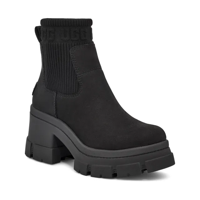 【UGG】女鞋/靴子/厚底靴/雪靴/Brooklyn Chelsea(黑色-UG1148730BLK)