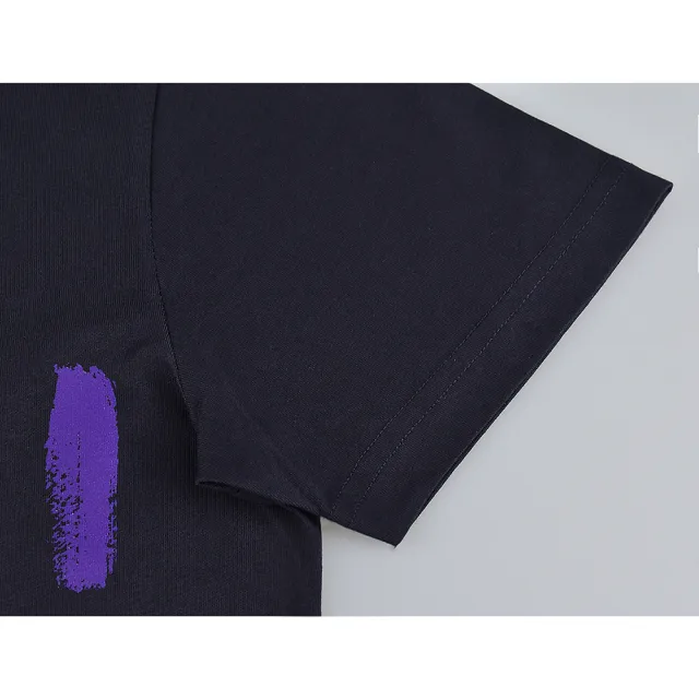 【Paul Smith】PAUL SMITH 經典LOGO條紋設計純棉短袖T恤(男款/海軍藍)