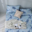 【MONTAGUT 夢特嬌】40支精梳棉三件式枕套床包組-藍葉莊園(雙人)