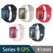 【Apple】Watch Series 9 41公釐鋁金屬錶殼搭配運動型錶帶(GPS版)