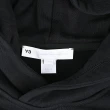 【Y-3 山本耀司】山本耀司LOGO純棉男款連帽上衣(黑x白)