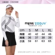 【Mega coouv】女款 英倫條紋 高爾夫 冰感防曬機能衣(涼感衣 滑衣 機能服 高爾夫)