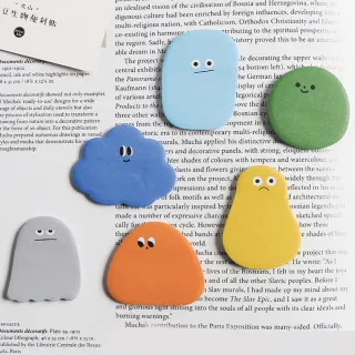 【德德小品集】便利貼 糖豆生物系列(6款可選 可愛風便簽紙 留言記事便條本 )