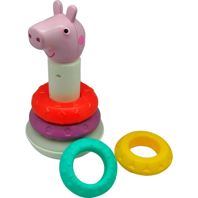 【Peppa Pig 粉紅豬】粉紅豬小妹-音效疊疊環(佩佩豬)