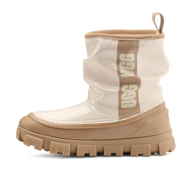 【UGG】女鞋/雨鞋/厚底鞋/休閒鞋/Classic Brellah Mini(卡其色-UG1144059BLK)