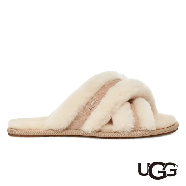 【UGG】雙11-女鞋/拖鞋/懶人鞋/毛毛拖/Scuffita(沙色-UG1123572SAN)