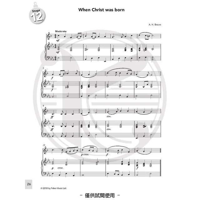 【Kaiyi Music 凱翊音樂】聖誕經典歌曲 - 豎笛樂譜